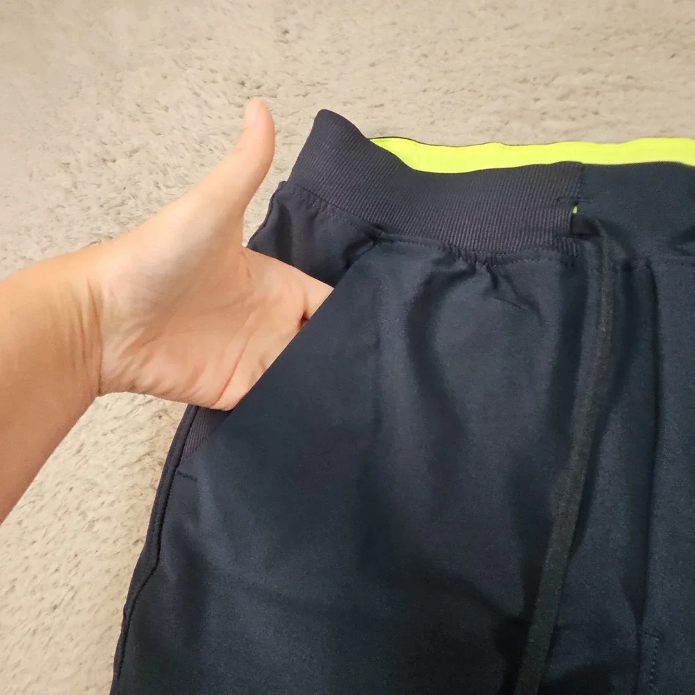 Birddogs Joggers Mens M Blue Athletic Tech Performance Pants Lined Boom Preppy